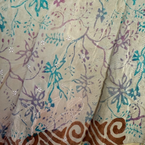 Kantha Bae Silk Crepe Duster - Picture 3 of 8